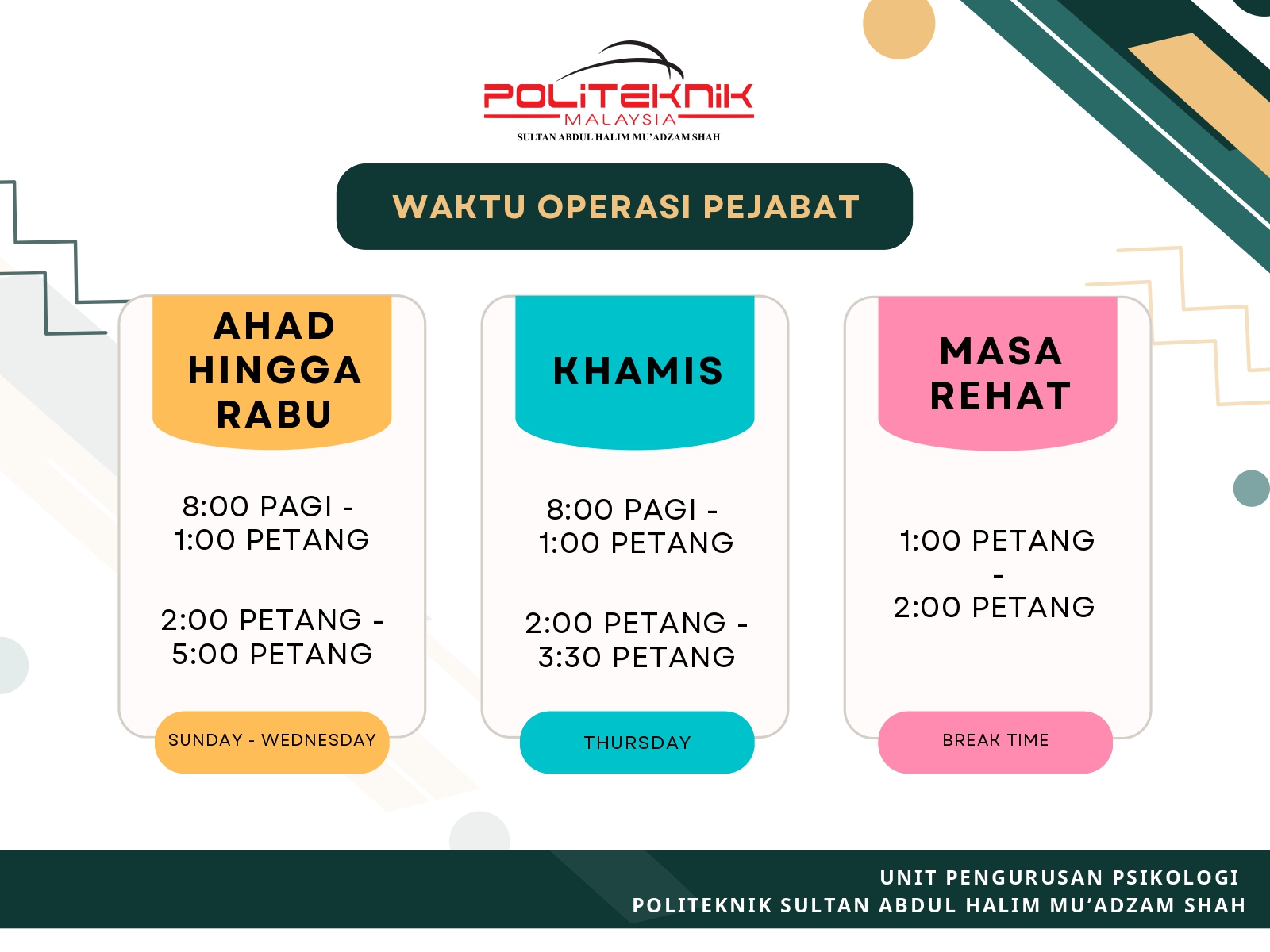 WAKTU OPERASI PEJABAT page 0001